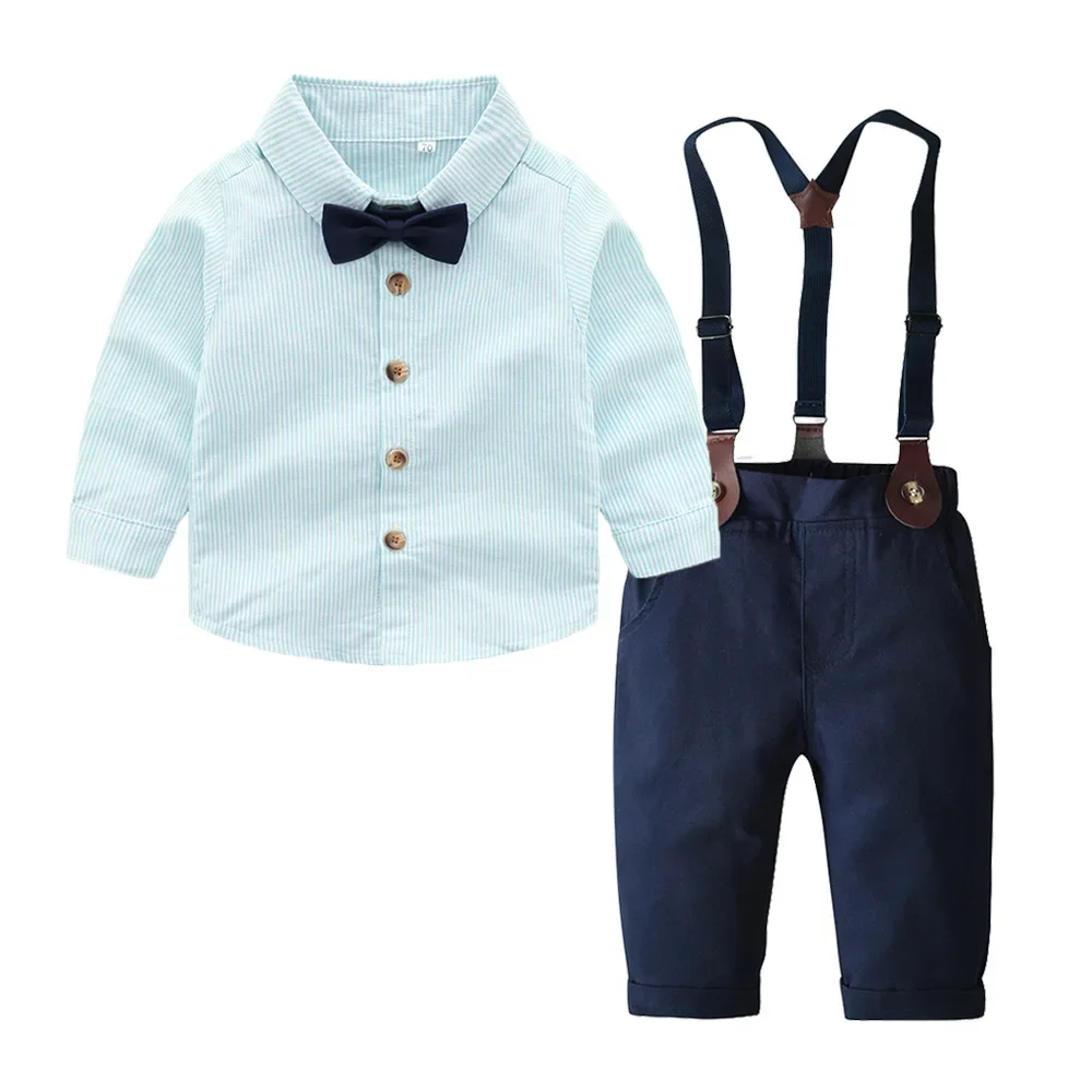 Conjunto otoño niño - Camisa manga larga y pantalón tejano - imagen 2