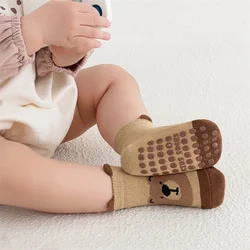 Calcetines antideslizantes de algodón para bebé - Suelo divertido