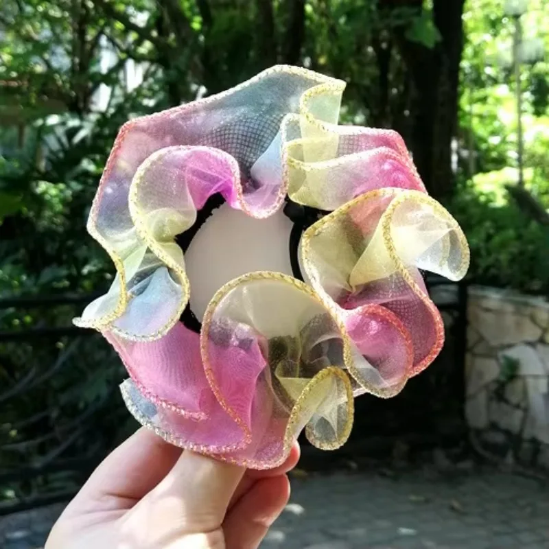 Bola de baile ballet para niña con gasa y encaje florido - imagen 5