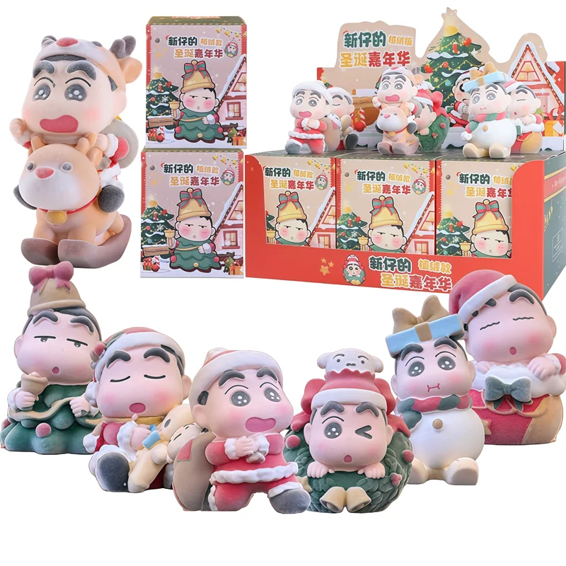 Figura Crayon Shin Chan noche de Navidad en caja ciega