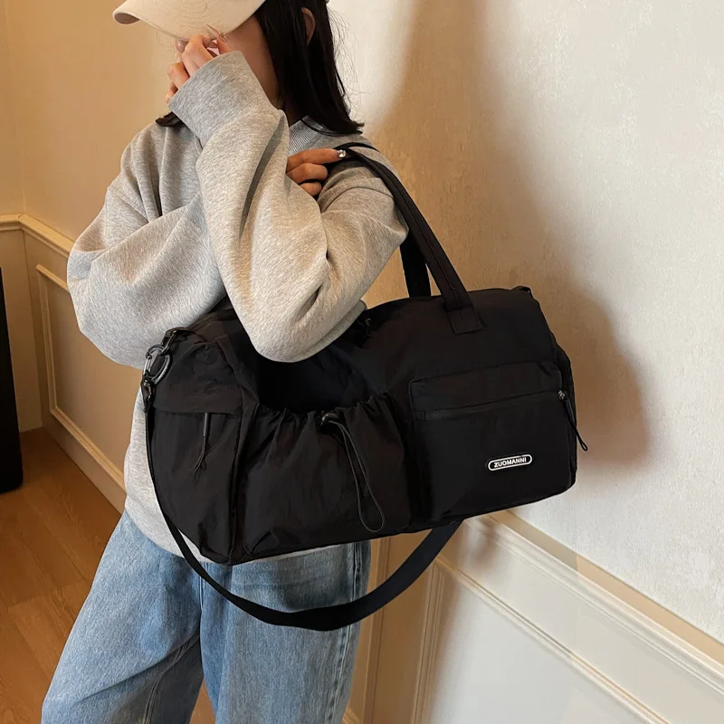 Bolsa de pañales grande multifuncional INS sólida para viaje