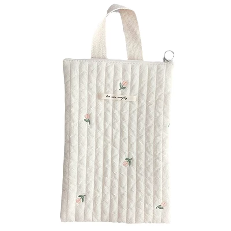 Bolsa de pañales con bordado de oso y estilo coreano para bebé - imagen 2