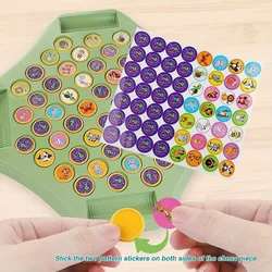 Juego de ajedrez infantil con tapa animal frutal y memoria