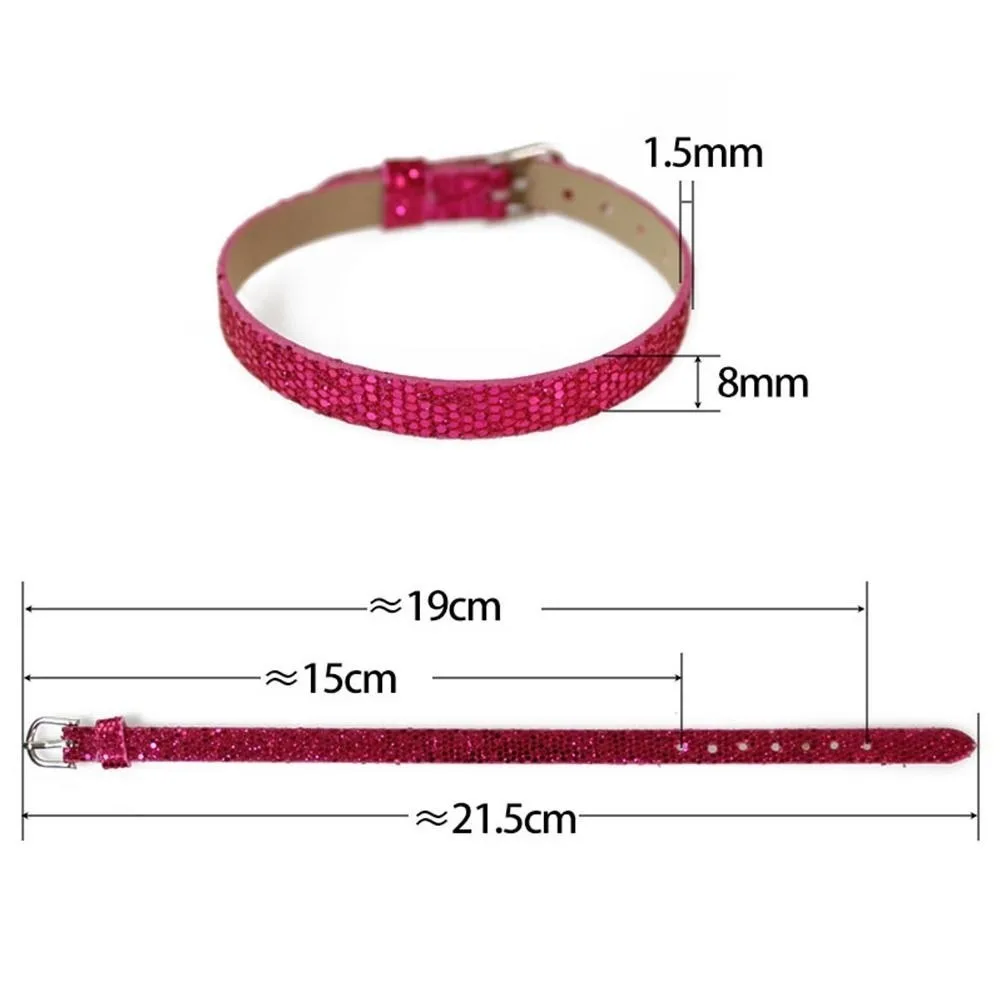 Cinturón para muñeca de algodón en cuero sintético mini