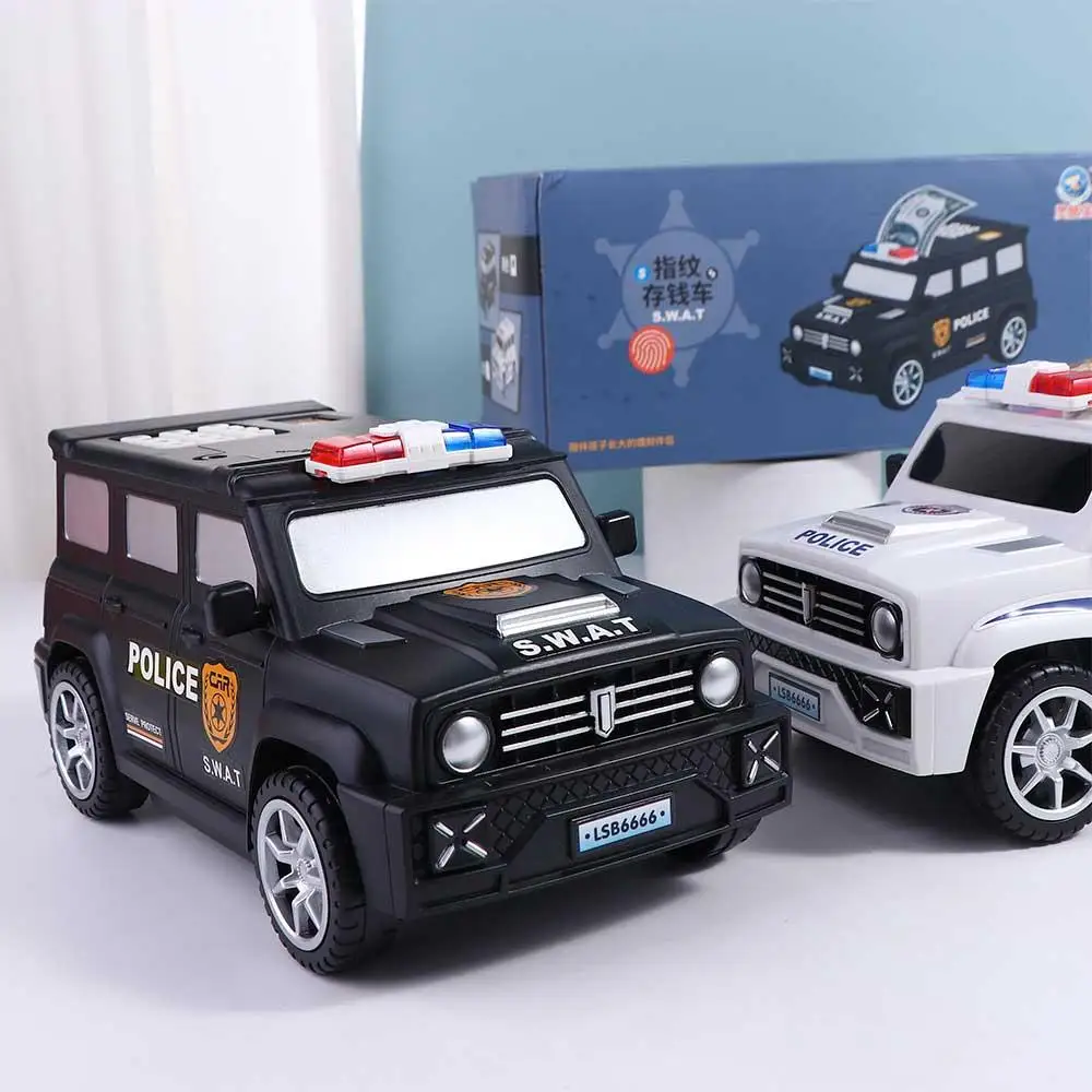 Hucha infantil con contraseña y huella dactilar, modelo coche - imagen 3