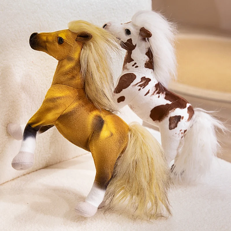 Peluche caballo suave para niños, cojín de regalo de cumpleaños