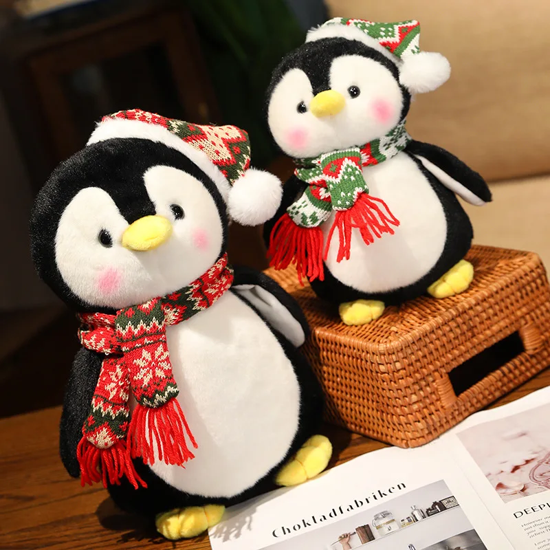 Peluche cojín de pingüino relleno suave para regalo cumpleaños - imagen 4