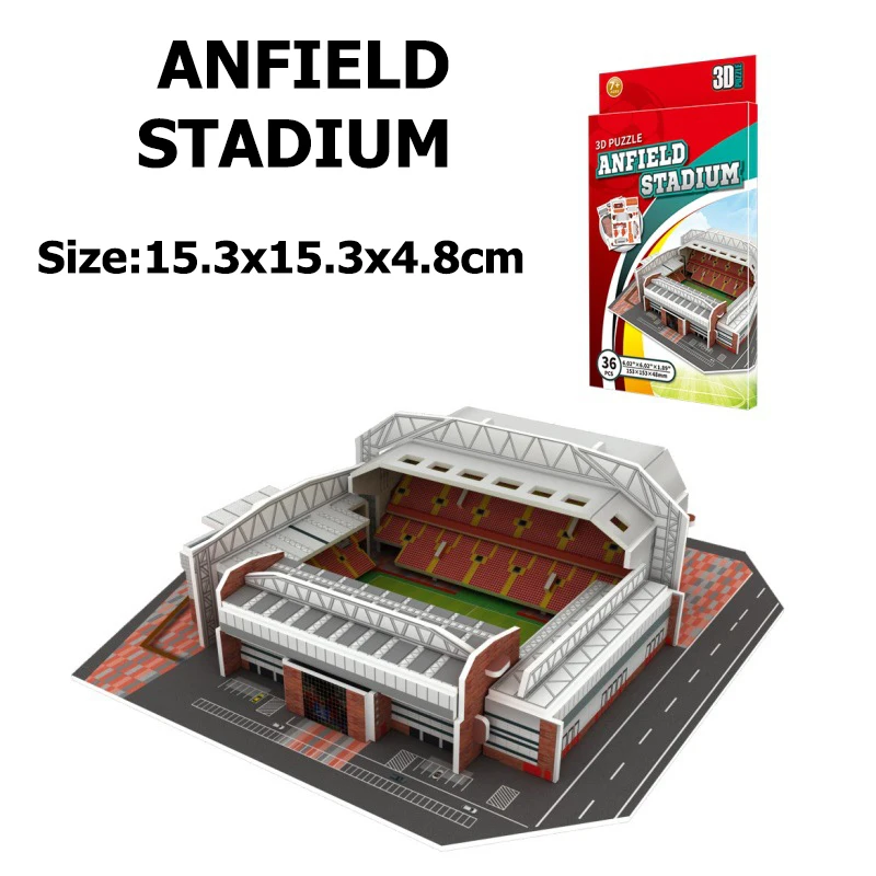 Modelo de estadio terminado