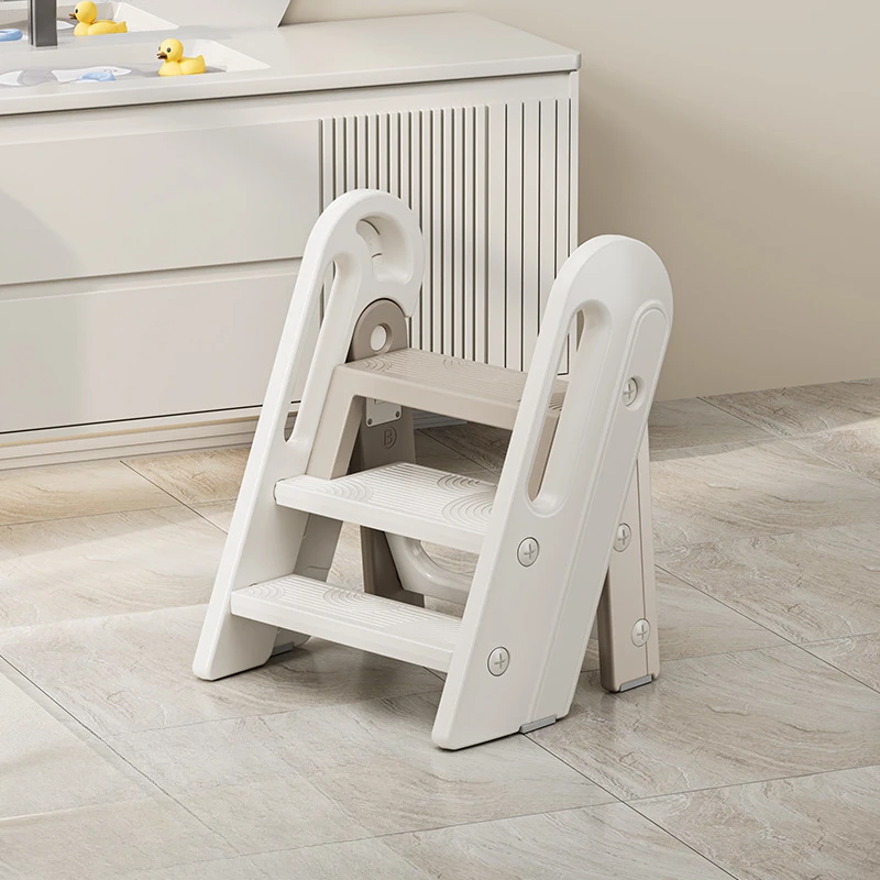 Taburete elevador de baño antideslizante plegable con barandilla