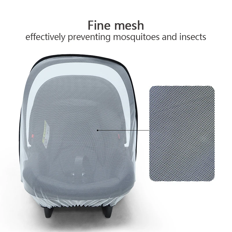Cubrelluvias para silla de bebé con mosquitera y material EVA - imagen 4