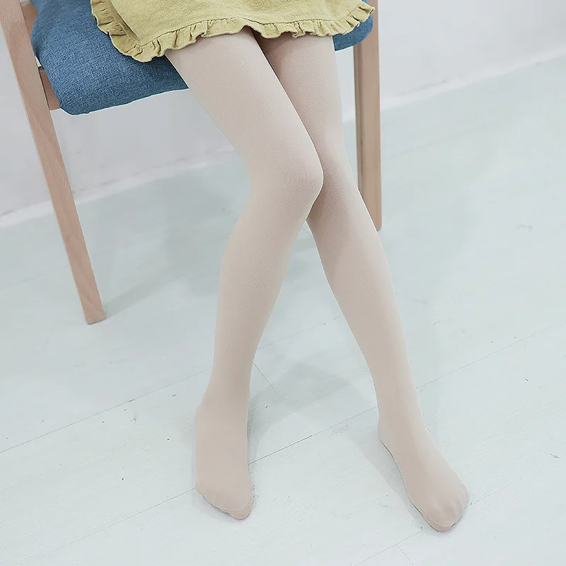Medias de baile terciopelo fino blancas transparentes elásticas - imagen 5