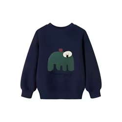 Sudadera bebé con capucha estampado de otoño – manga larga