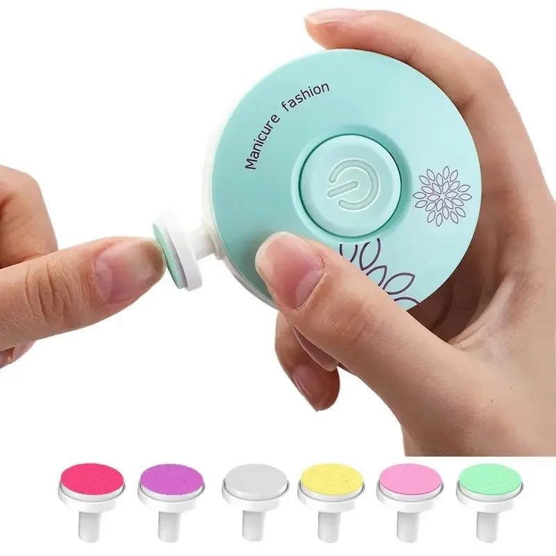 Set de manicura para bebés: cortaúñas eléctrico y lima suave - imagen 2