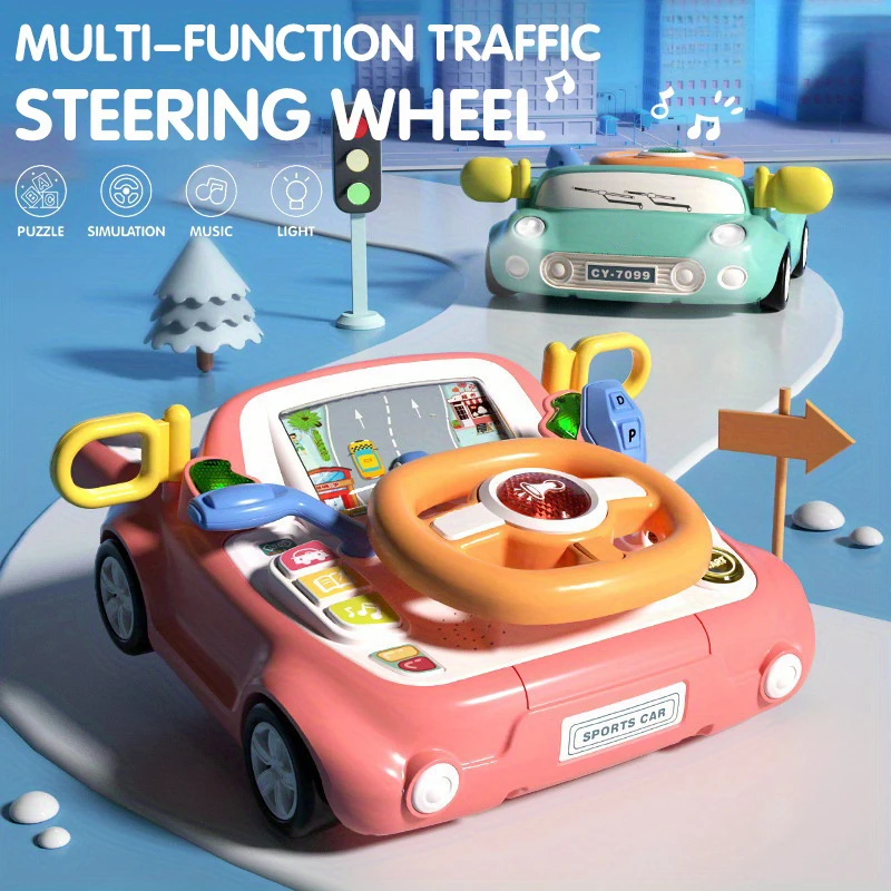 Volante infantil CONUSEA en colores rojo claro y verde