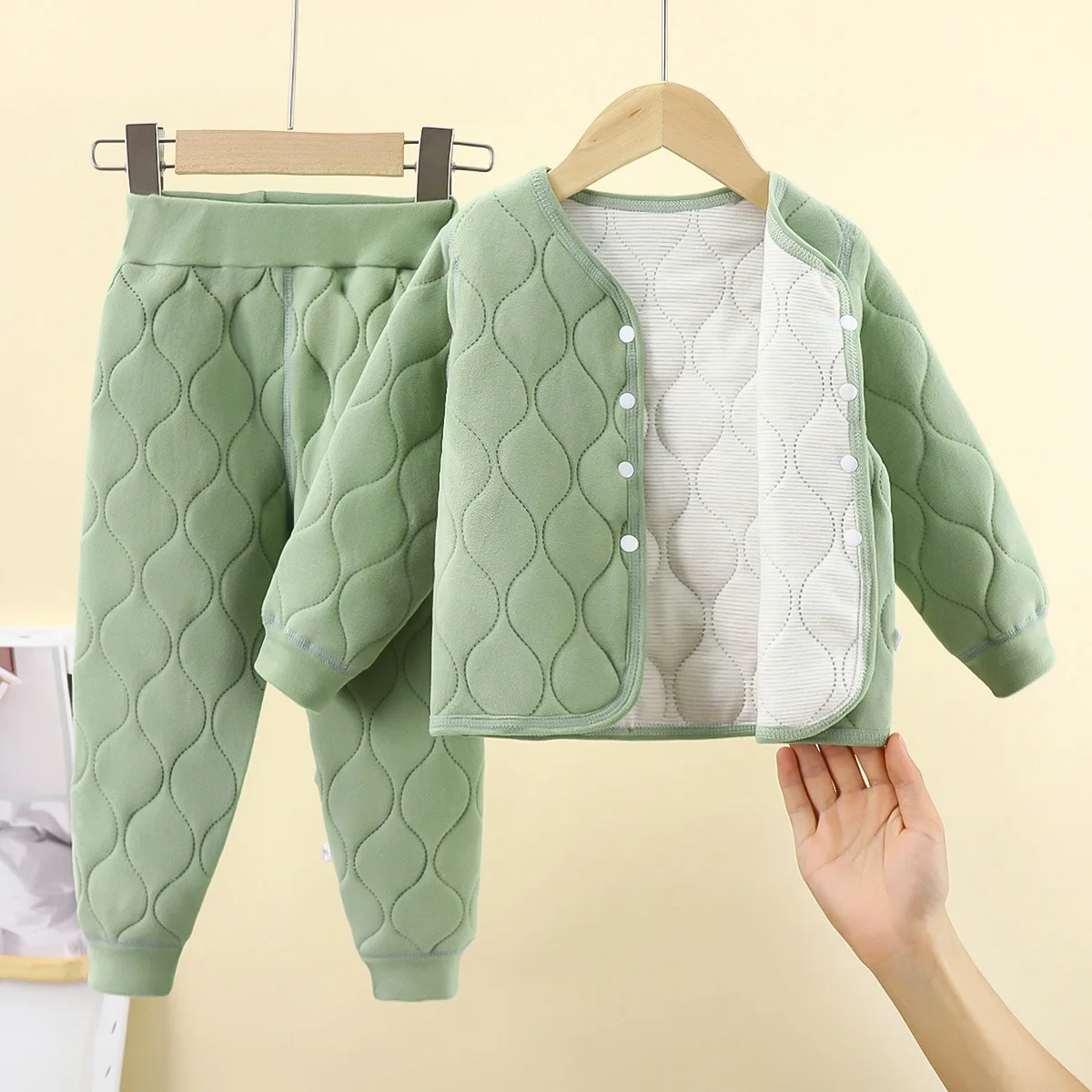 Conjunto de invierno grueso para niños – ropa cálida