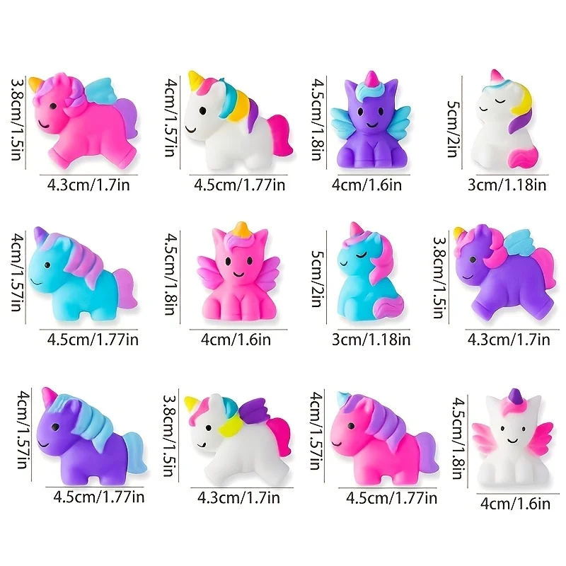 Unicornio Kawaii Mochi: juguetes blandos antiestrés para niños