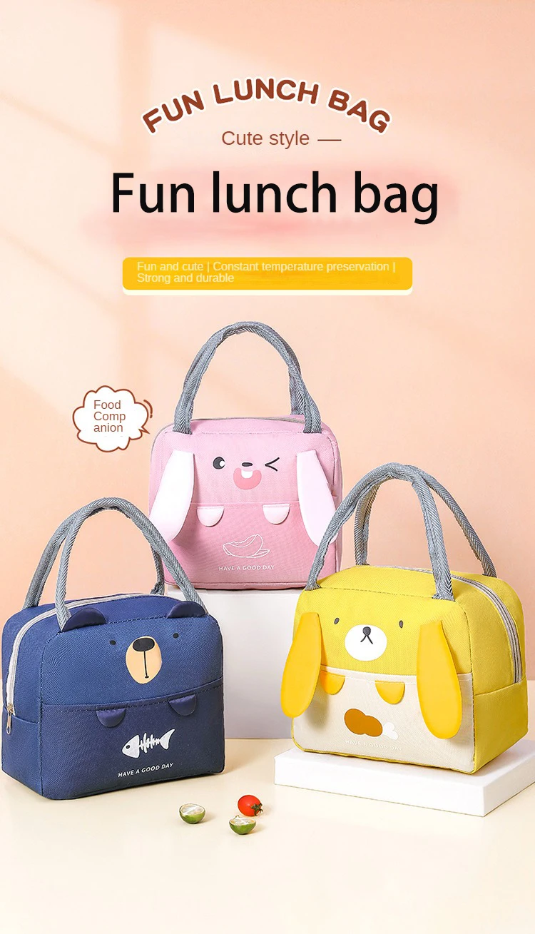 Bolsa térmica con estampado de dibujos animados