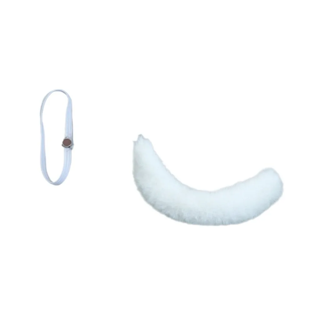 Diadema infantil con orejas de gato de peluche suave para disfraz - imagen 2