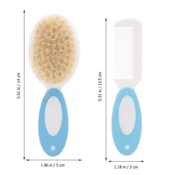 Peine para el cabello infantil de cerdas naturales suaves y ligeras