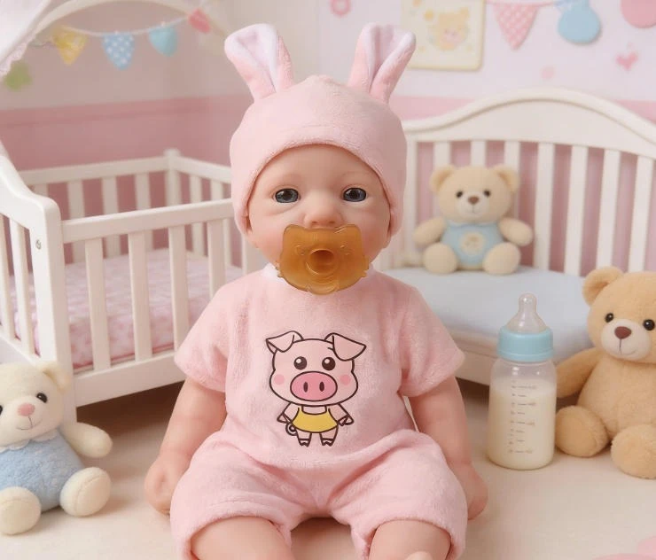 NPK Reborn Felicia, muñeca reborn de silicona elástica con cuerpo