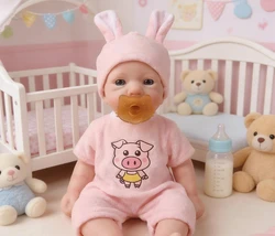 NPK Reborn Felicia, muñeca reborn de silicona elástica con cuerpo
