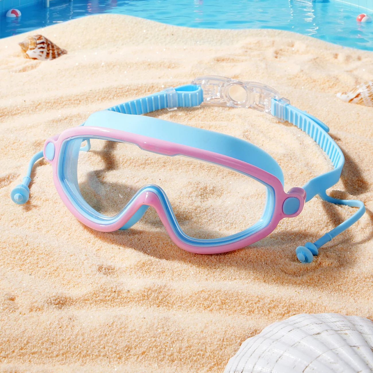 Gafas de natación antivaho impermeables ajustables para buceo - imagen 4