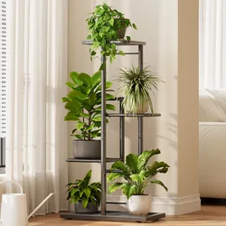 Soporte para plantas vertical rodante de varios niveles con ruedas