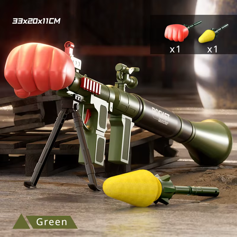 RPG Lanzador cohete puño - Pistola juguete exterior seguro para niños - imagen 4