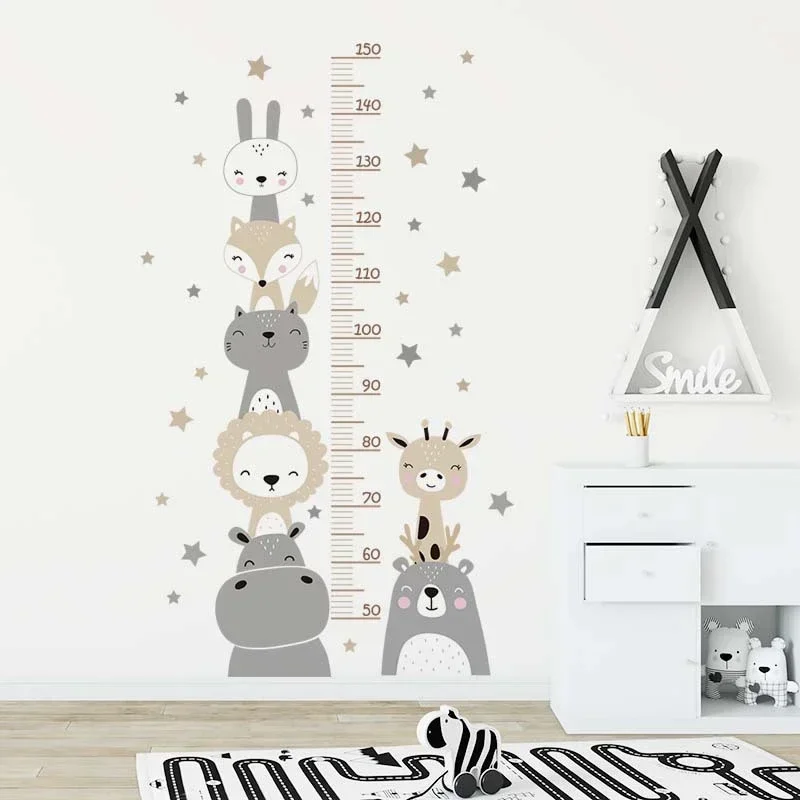 Pegatinas medidor de altura para niños, sin dañar la pared - imagen 3