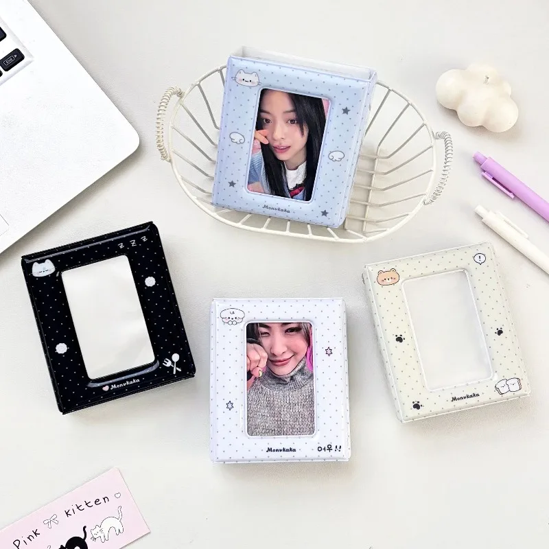 Álbum para Polaroids con rejilla de puntos y dibujos animados - imagen 2