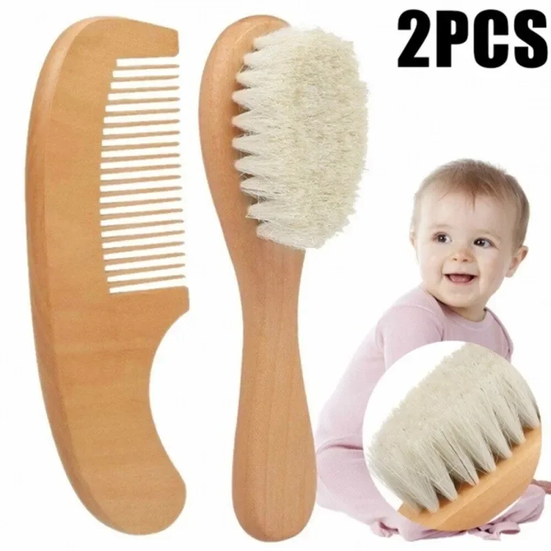 Kit de aseo para bebé – Peine de haya y cepillo suave