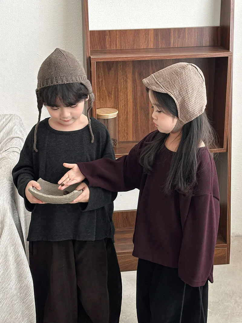 Camiseta manga larga de algodón orgánico para niño – Básica transpirable - imagen 4