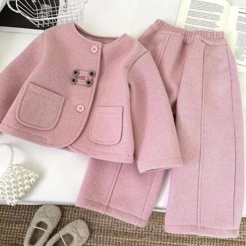 Chándal infantil para niña de primavera y otoño – conjunto moda
