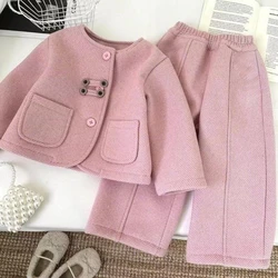 Chándal infantil para niña de primavera y otoño – conjunto moda