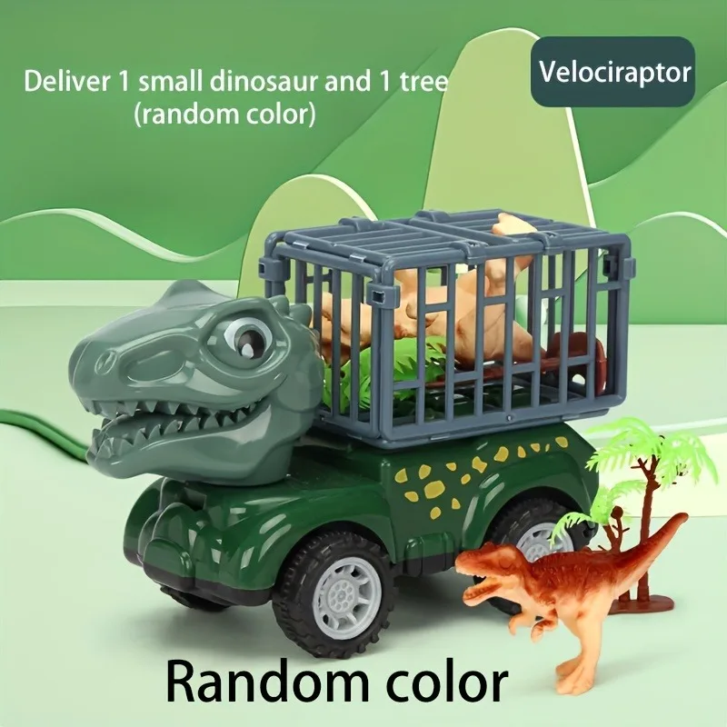 Camión de dinosaurios accionado por fricción para niños - imagen 4