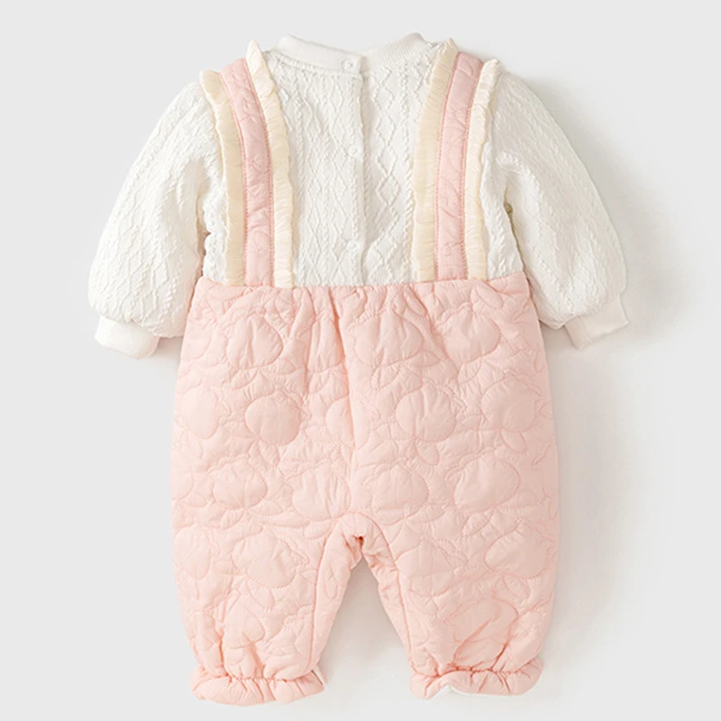 Body de invierno para bebé recién nacido - Algodón suave con capucha - imagen 4