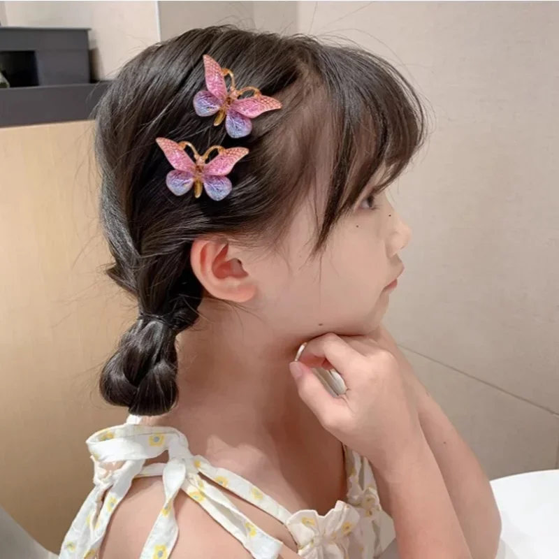 Set de horquillas butterfly degradadas vista frontal
