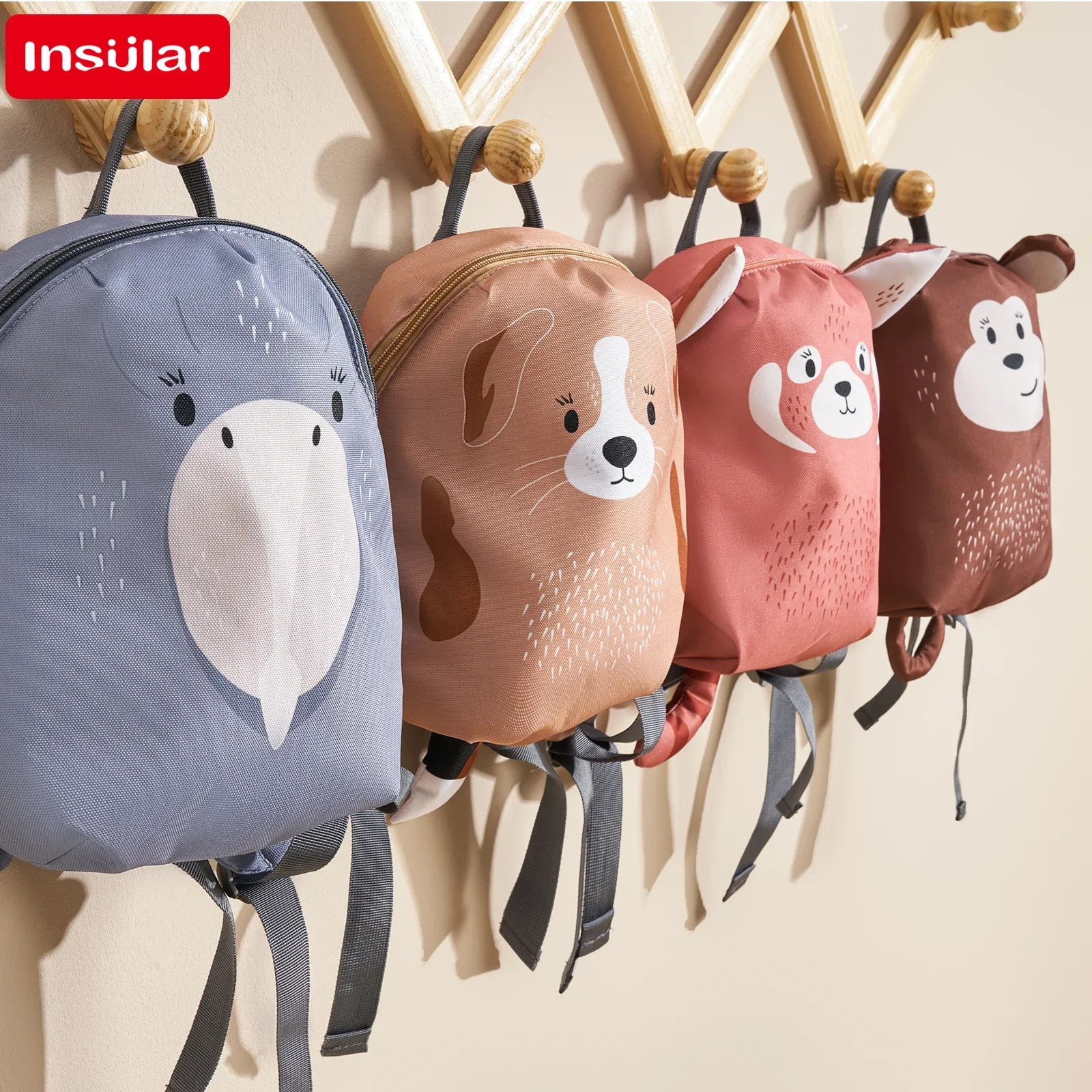 Mochila antipérdida para guardería con motivos de animales - imagen 5