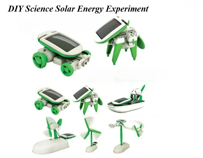 Modelos ensamblados del kit de experimentos solares