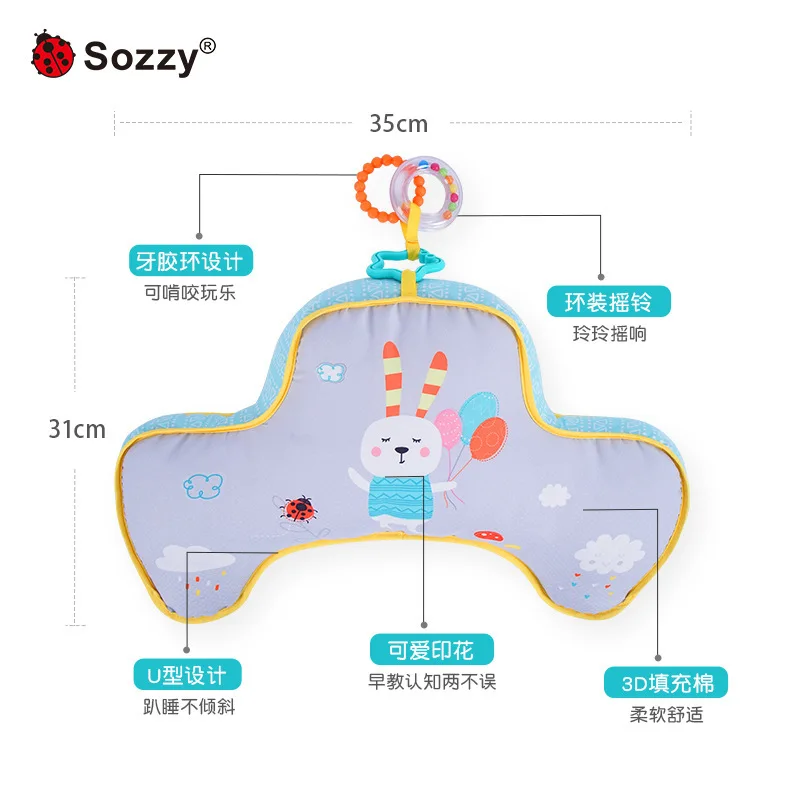 Almohada de posicionamiento para recién nacidos: soporte de cabeza