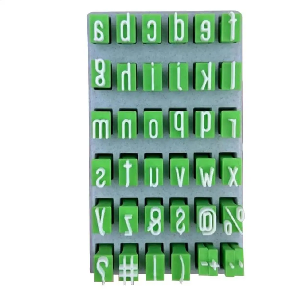 Letras para arcilla de cerámica con relieve para manualidades