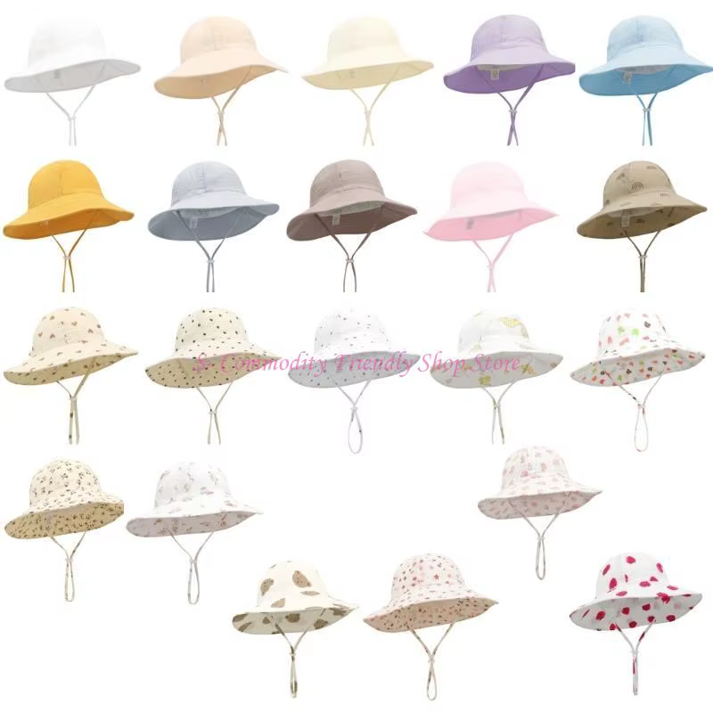 Sombrero pescador de algodón grueso unisex para interior infantil