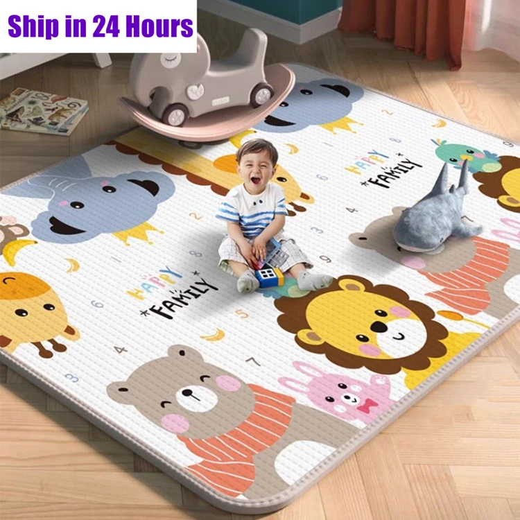 Textura superficial de la alfombra de seguridad para niños