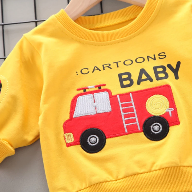 Camiseta bebé manga larga de dibujos otoño deportivo - imagen 4
