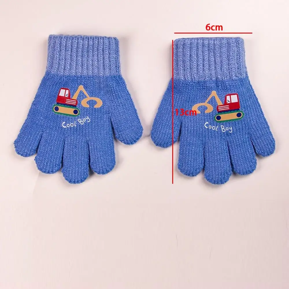 Guantes infantiles con diseño de dibujos animados