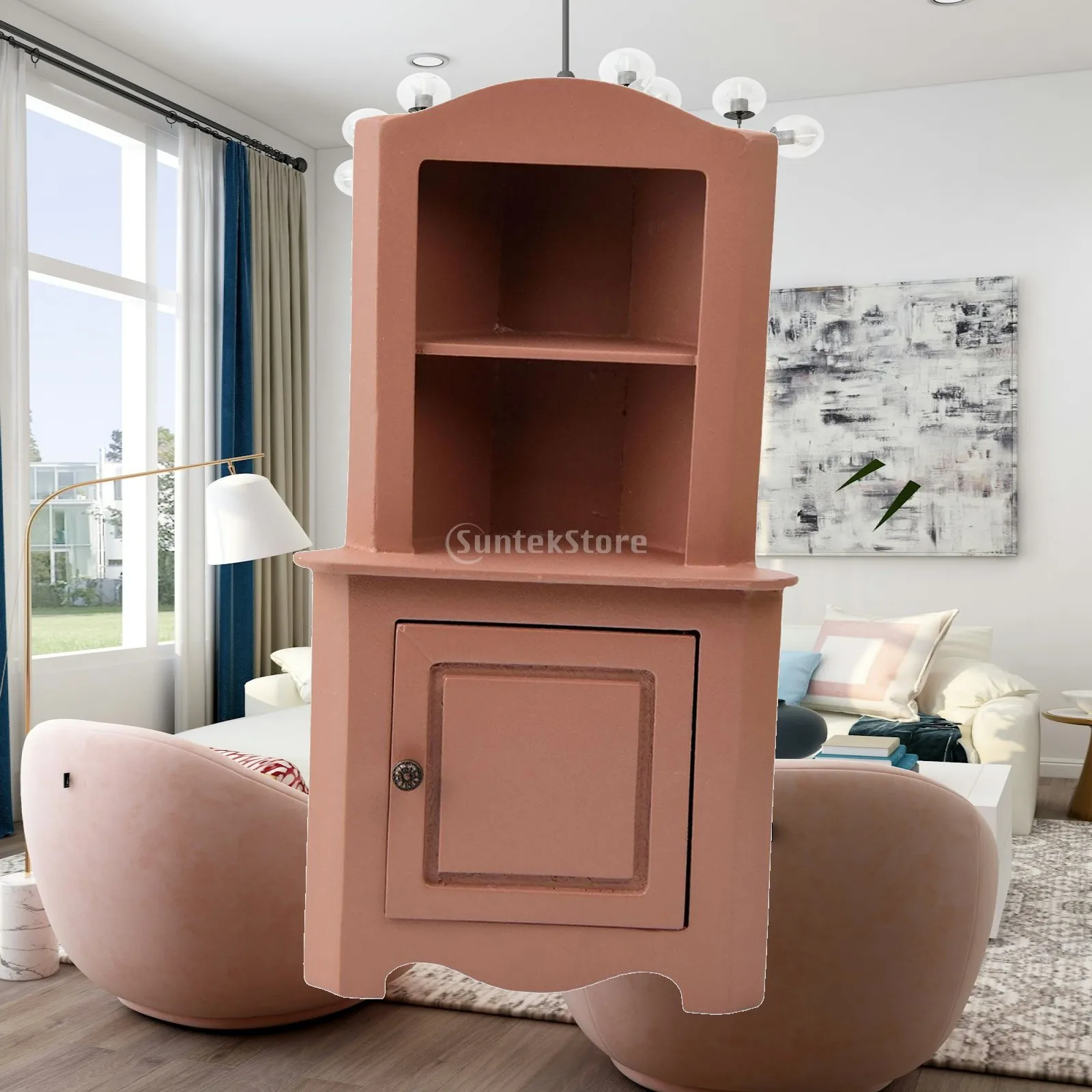 Accesorios para casa de muñecas con mueble mini para dormitorio - imagen 5