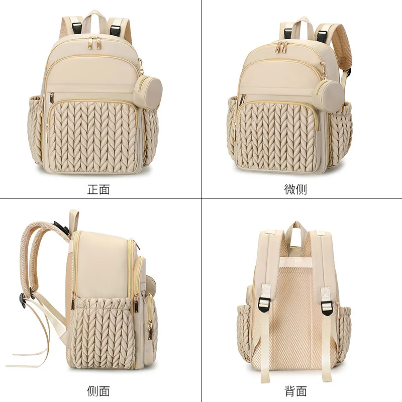 Mochila pañales con cambiador y accesorios para bebé en marcha - imagen 4