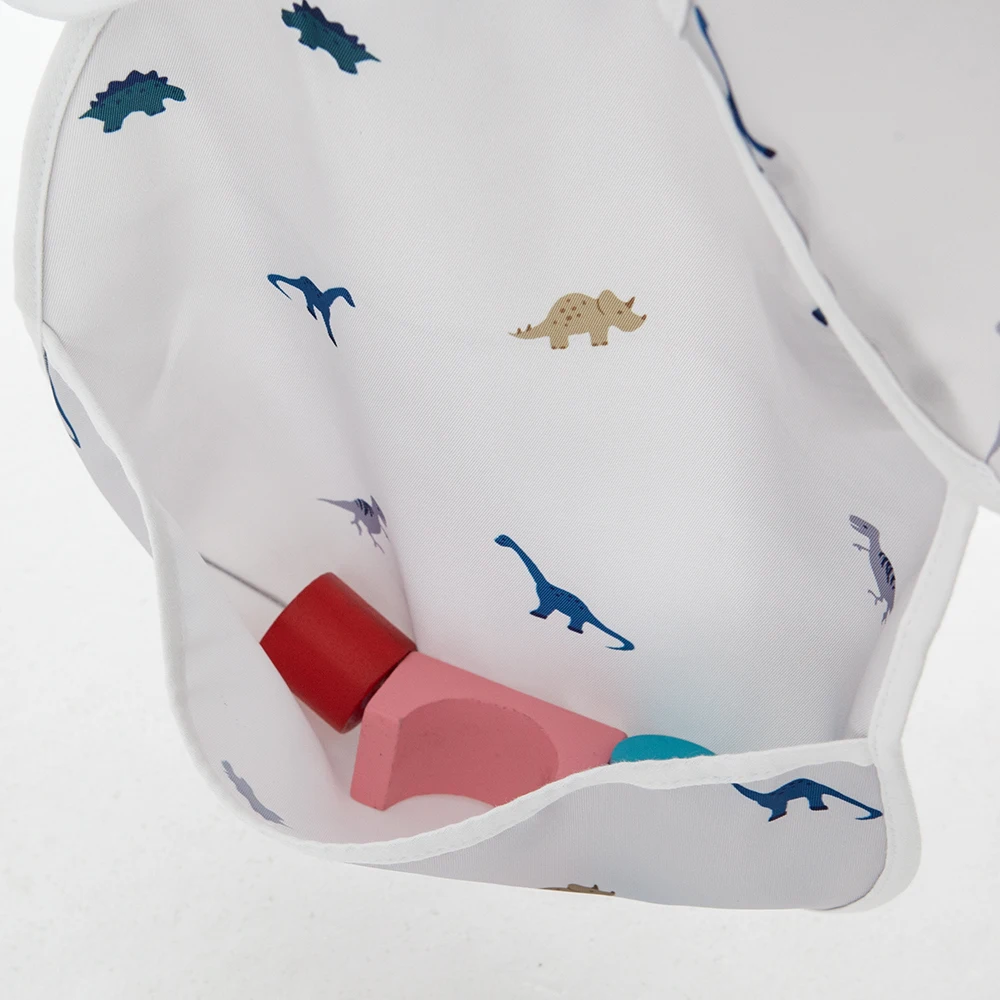 Babero impermeable bebé ajustable estampado dibujos animados - imagen 5