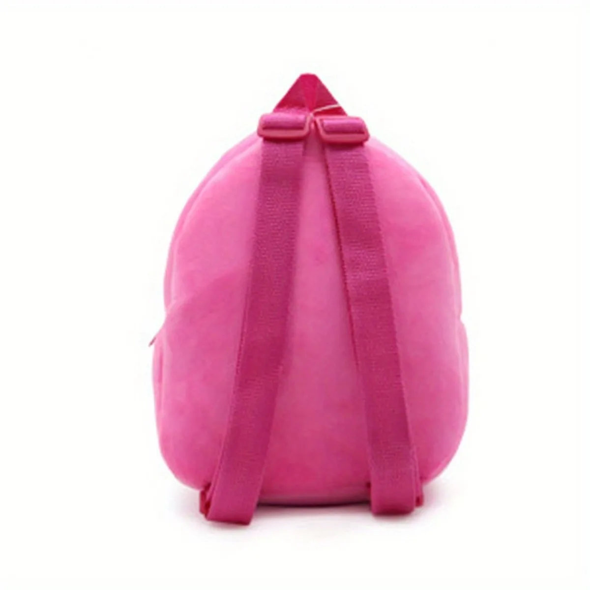 Mochila de peluche para bebé con fresa – Estilo fruta rosa infantil - imagen 2