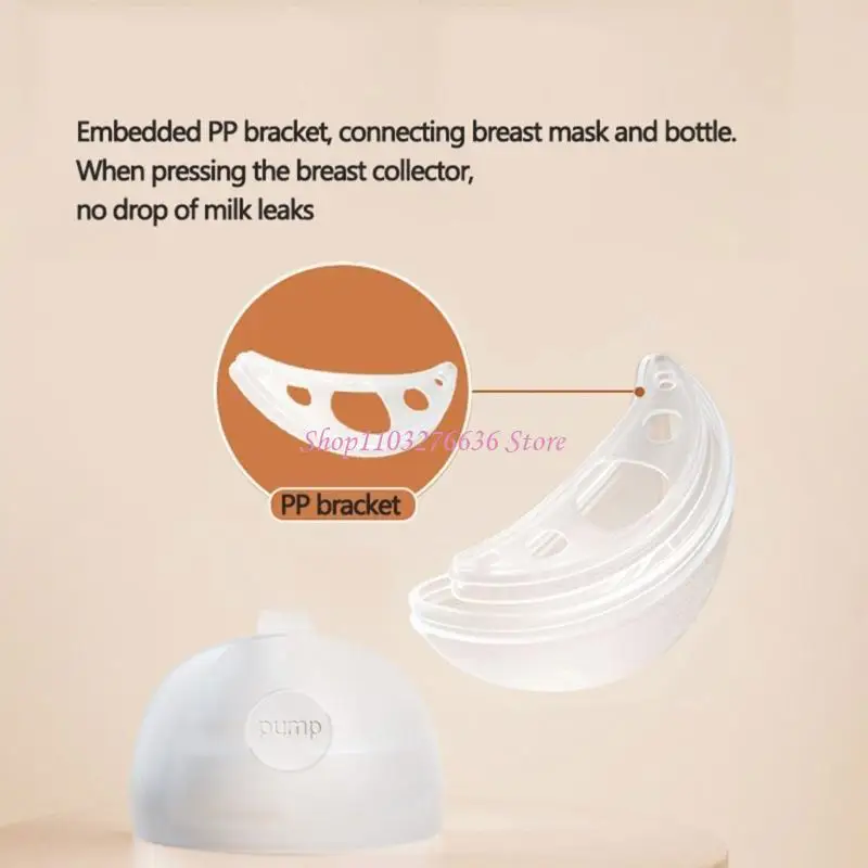 Extractor de leche materna portátil manual para posparto - imagen 4